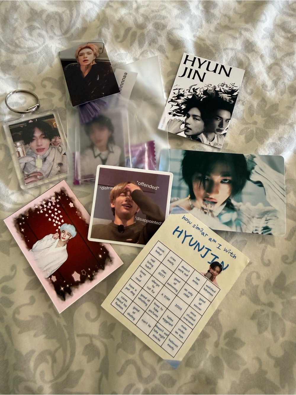 K-Pop Photo Card & Fan Merch Set Hyunjin